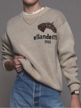 Ellandemm Stable Jacquard Knit Sweater. Size XS. Equestrian Horse